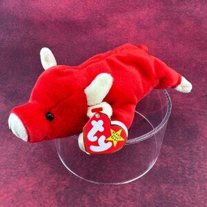 TY BEANIE BABIES "SNORT THE BULL" 1995 RETIRED VINTAGE, STYLE #4002